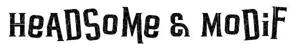 Headsome & Modif font preview